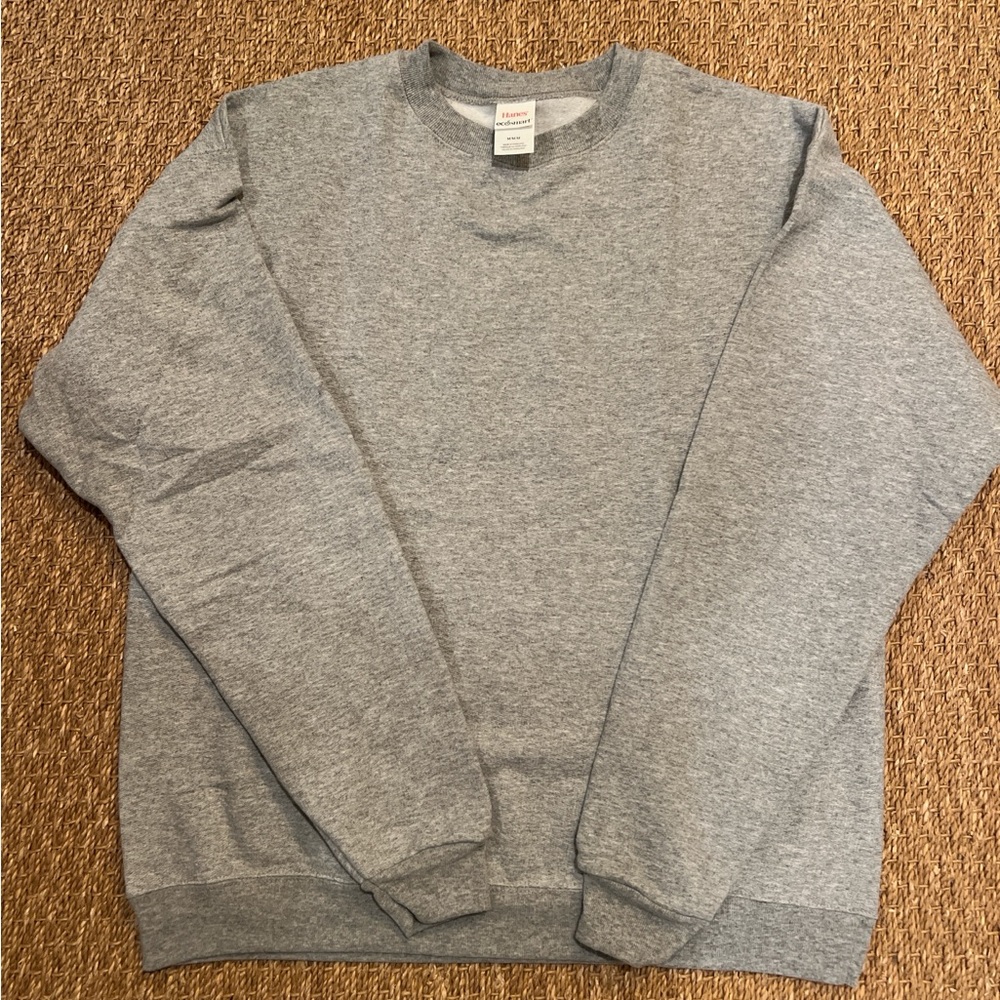 Hanes Men's Gray Crewneck Sweater